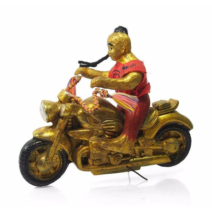 Kuman Thong Figure 4 Driving His Protective Motorcycle - Image 2