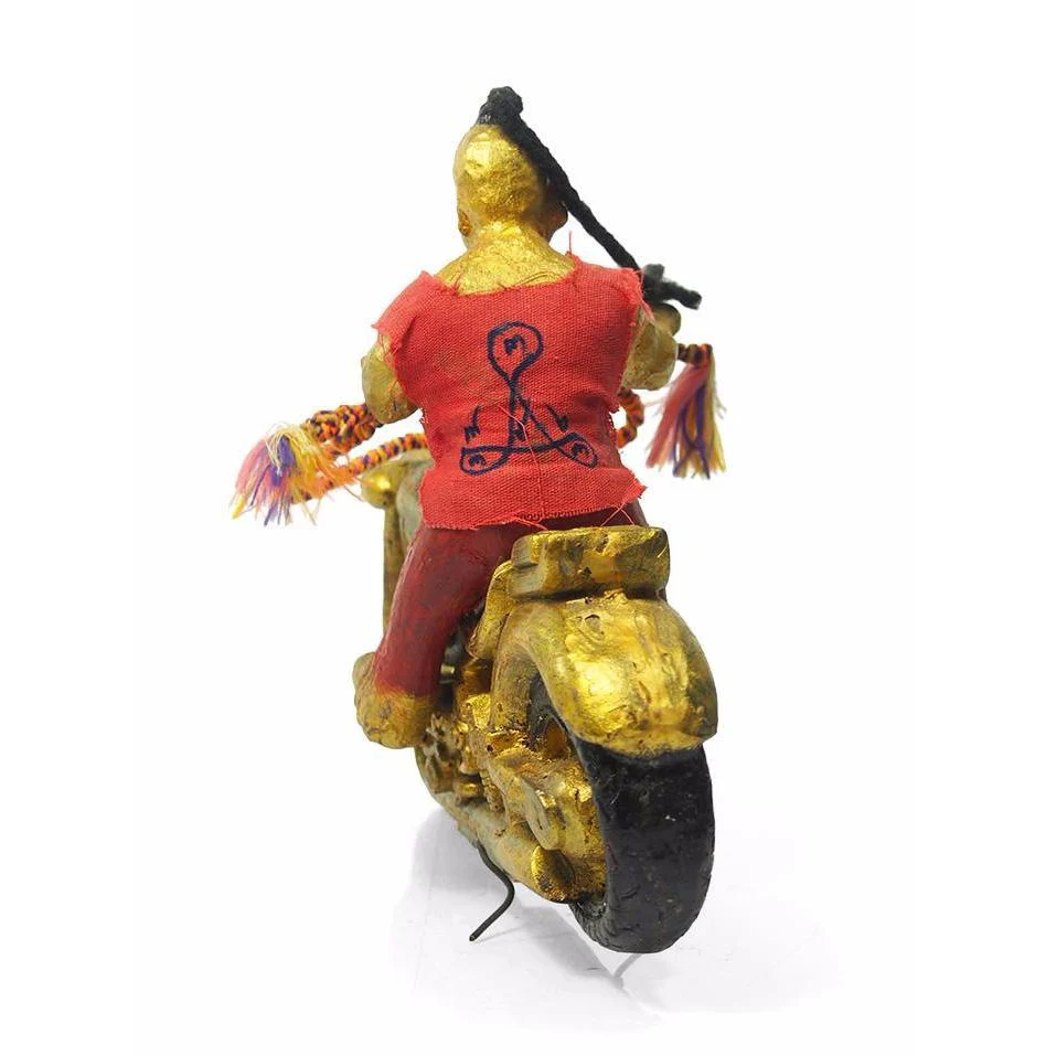 Kuman Thong Figure 4 Driving His Protective Motorcycle - Image 3