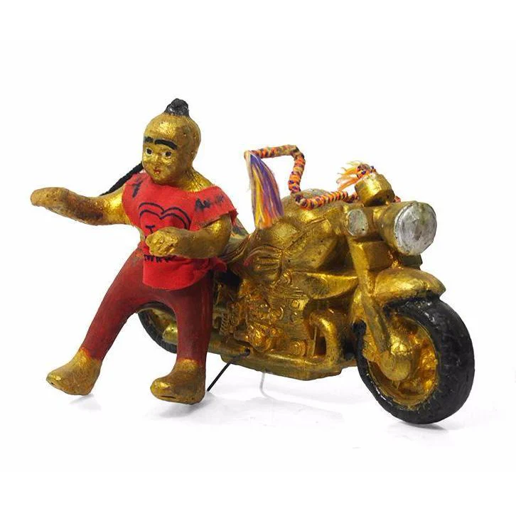 Kuman Thong Figure 4 Driving His Protective Motorcycle - Image 5
