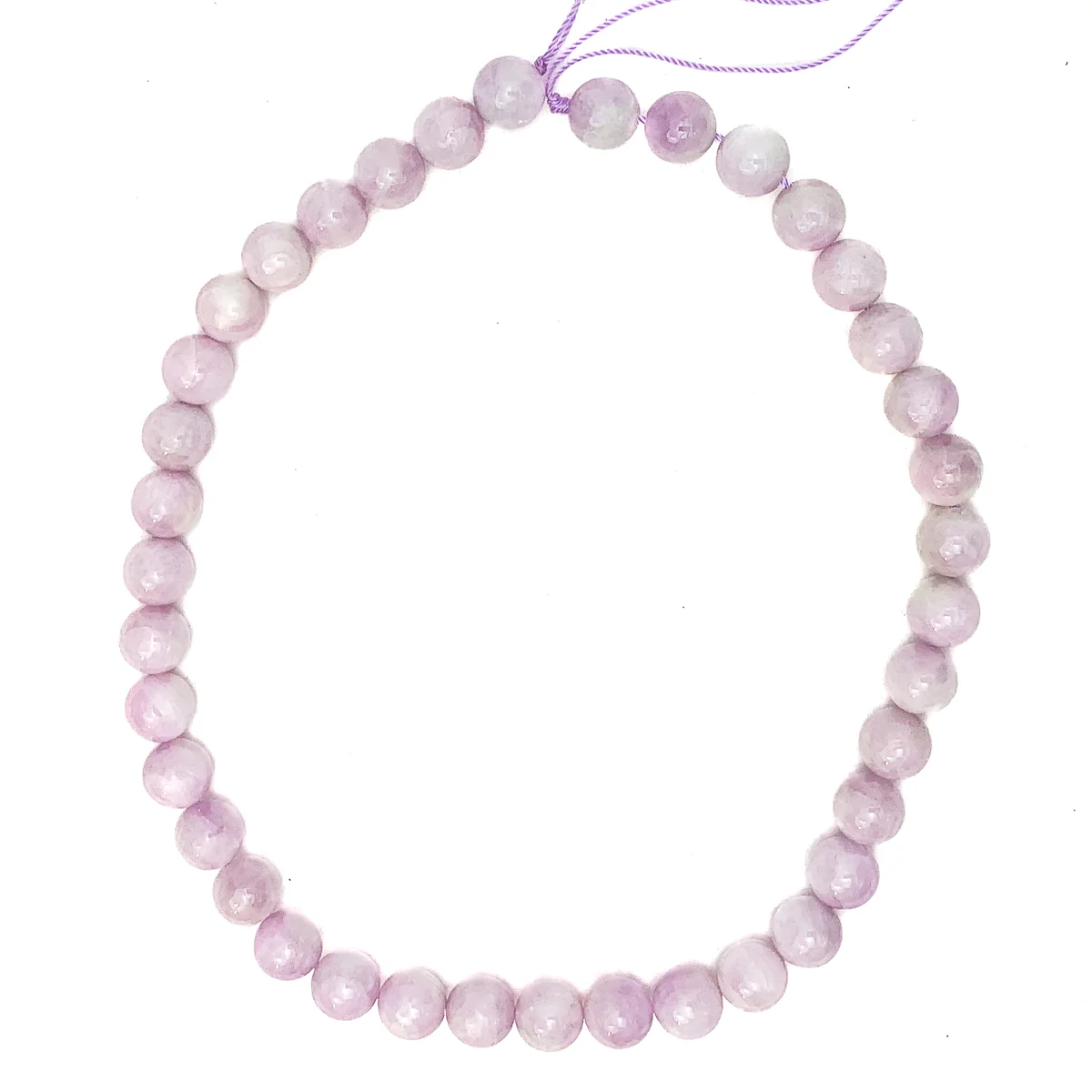 Kunzite 10mm Smooth Rounds Bead Strand - Image 3