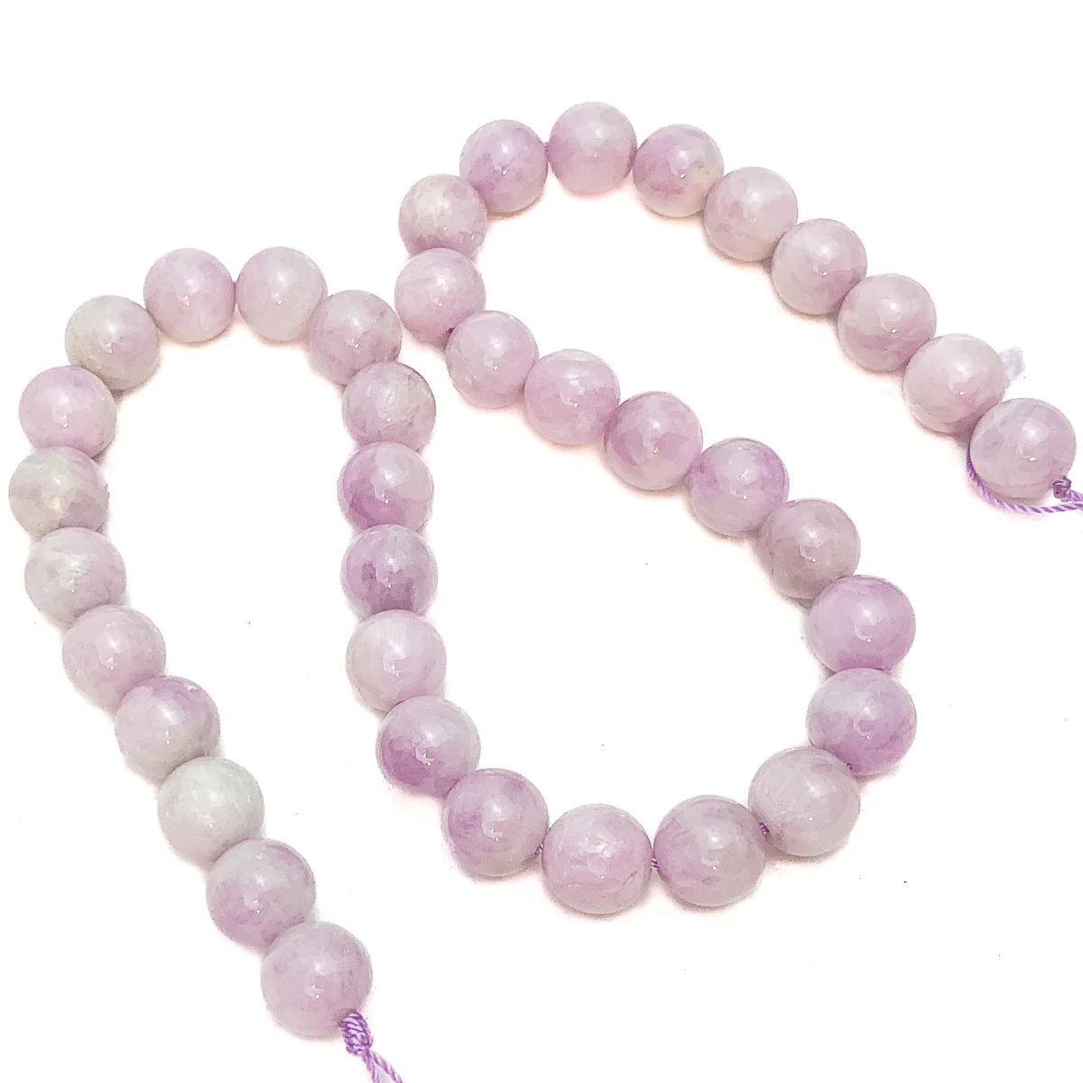 Kunzite 10mm Smooth Rounds Bead Strand - Image 4