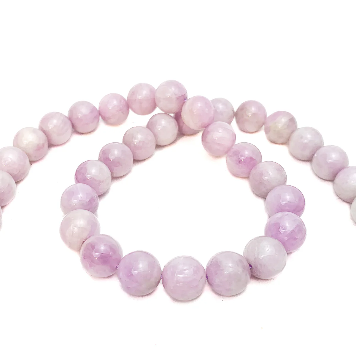 Kunzite 10mm Smooth Rounds Bead Strand - Image 6