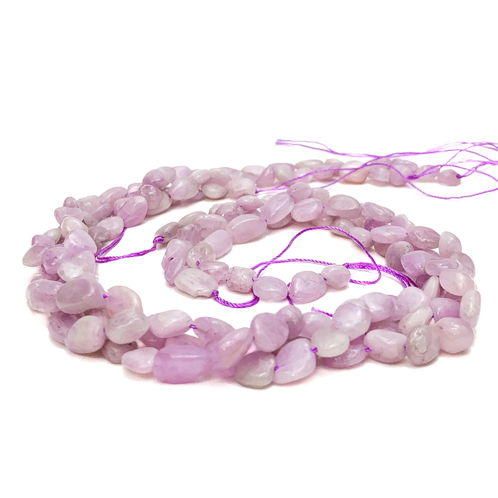 Kunzite Medium Smooth Pebbles Bead Strand - Image 5