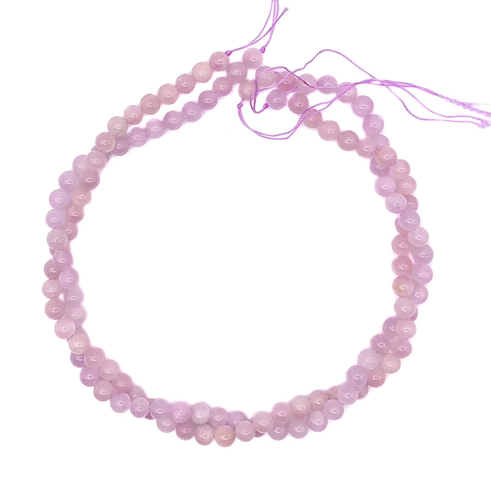 Kunzite Star 7mm Smooth Round Bead Strands - Image 6
