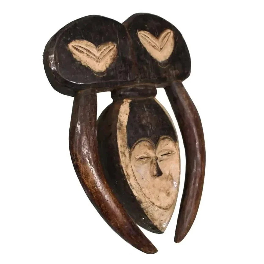 Kwele Ekuk Bata Mask, Gabon #142 - Image 2