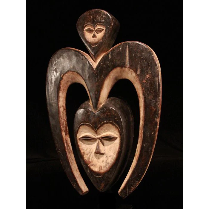 Kwele Eluk Bata Mask for Beete Ceremonies, Gabon #142 - Image 2