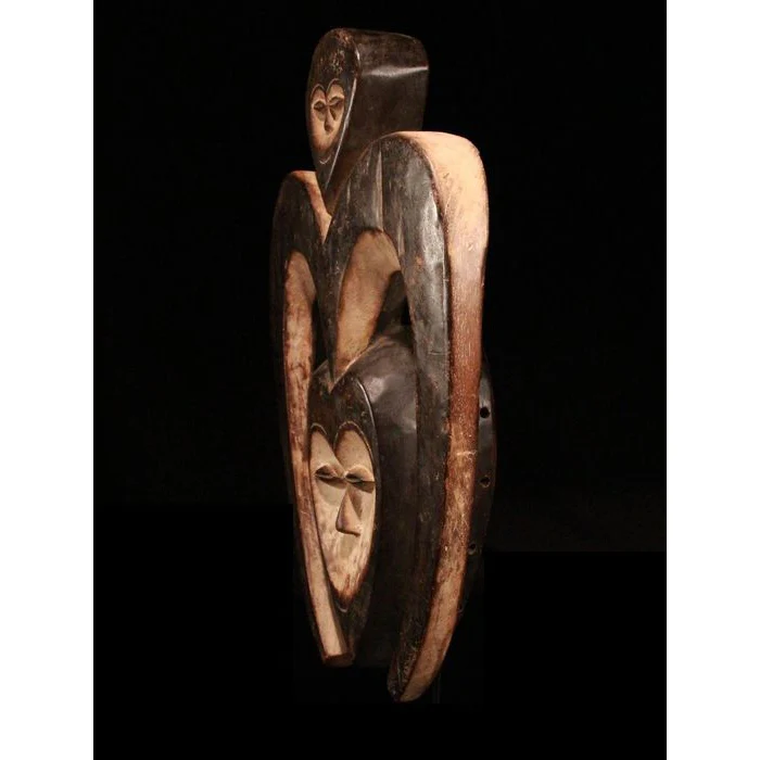 Kwele Eluk Bata Mask for Beete Ceremonies, Gabon #142 - Image 4