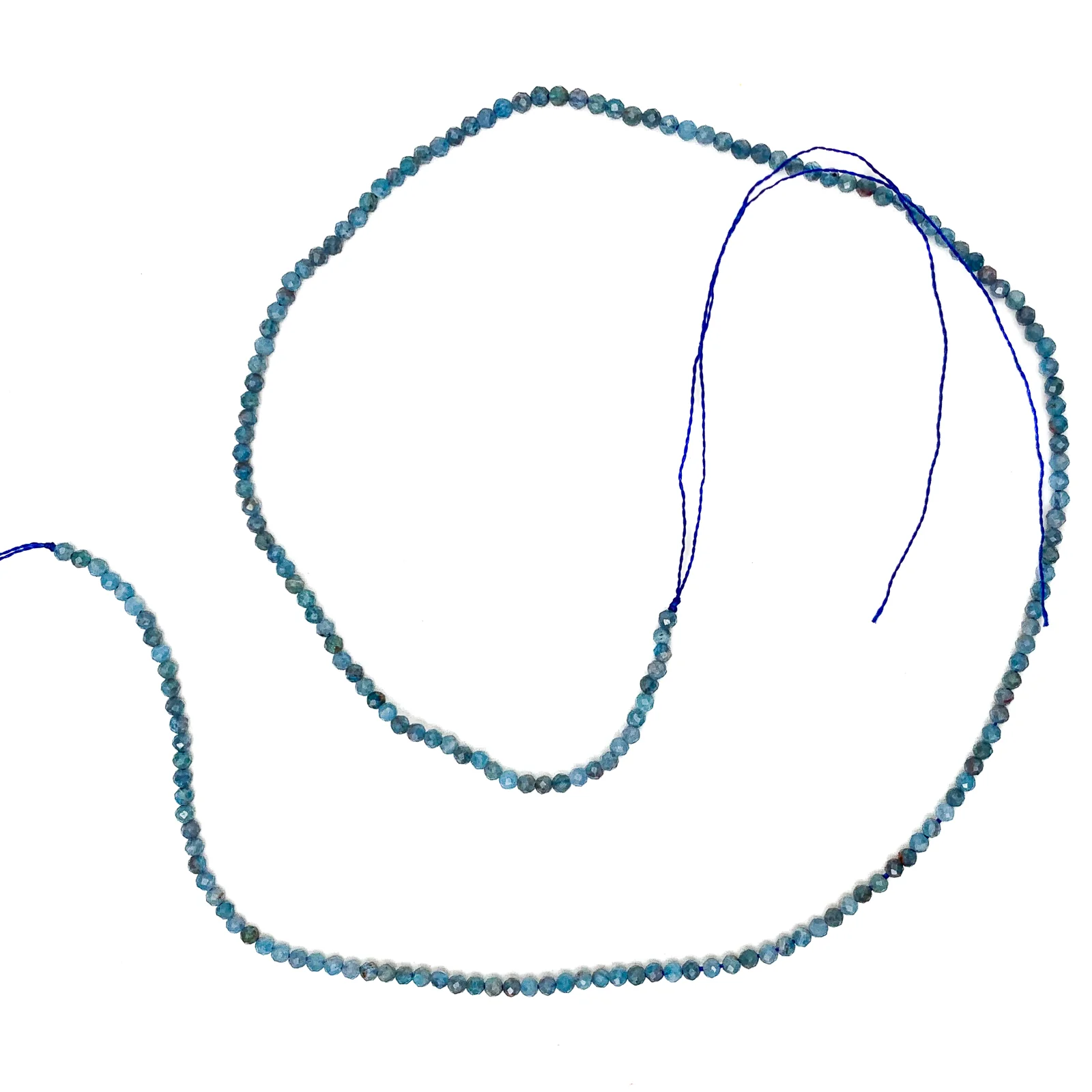 Kyanite 2mm Faceted Rounds Bead Strand - Image 2