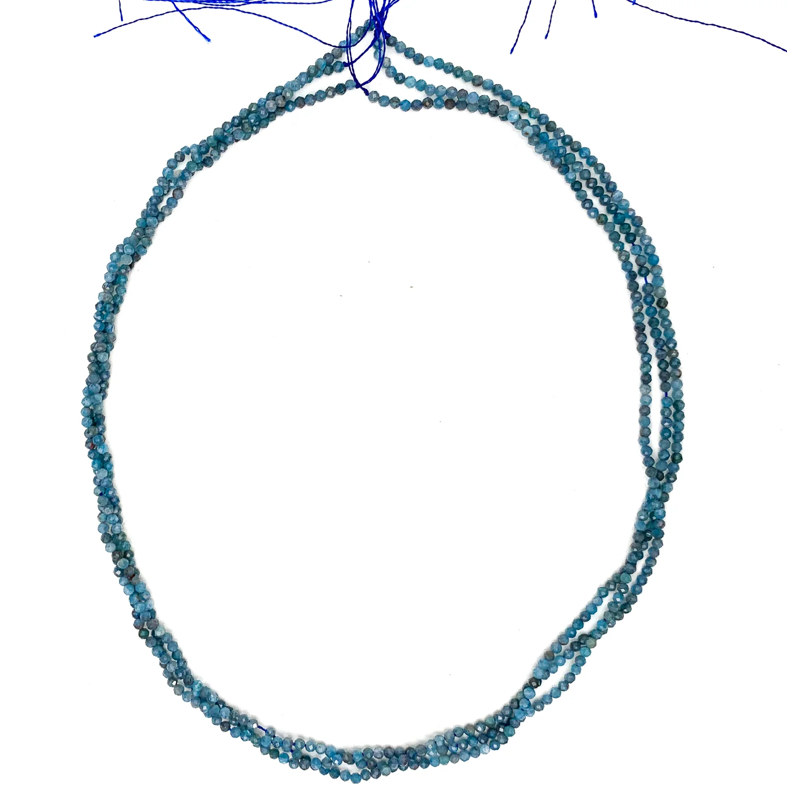 Kyanite 2mm Faceted Rounds Bead Strand - Image 4