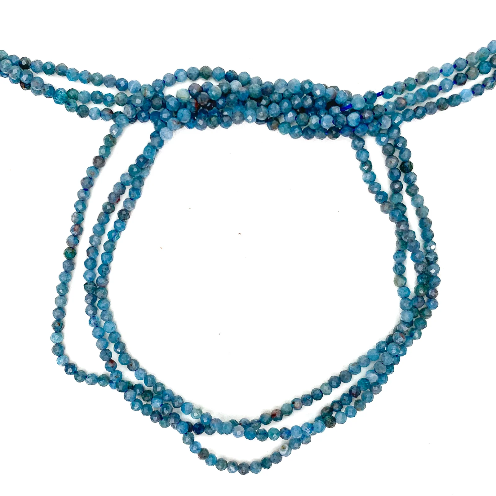 Kyanite 2mm Faceted Rounds Bead Strand - Image 5