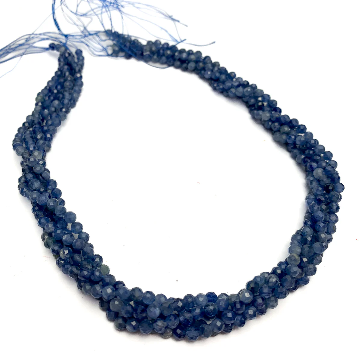 Kyanite Kenya 4mm Faceted Rounds - Image 3