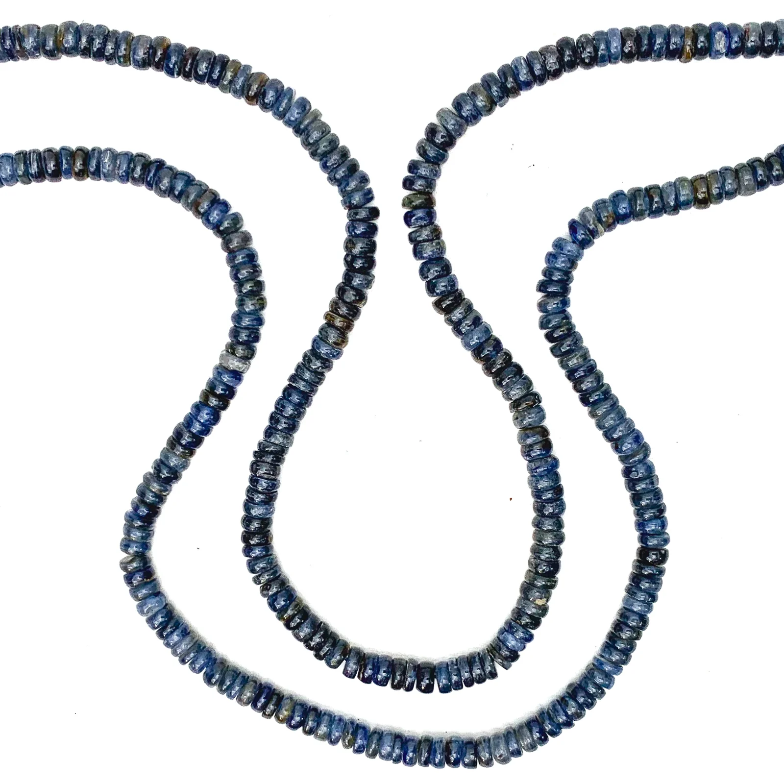 Kyanite 6mm Heishi Bead Strand - Image 4