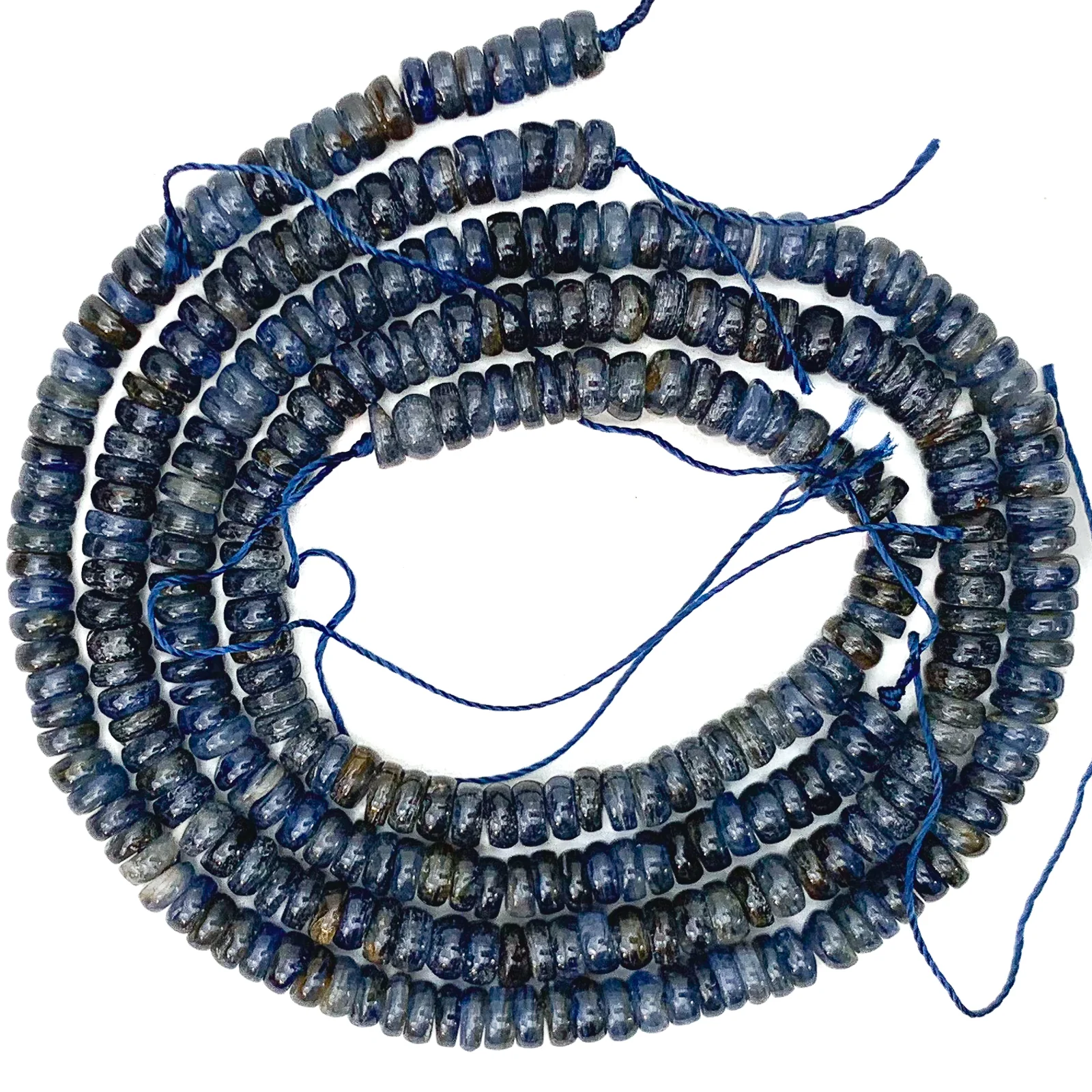 Kyanite 6mm Heishi Bead Strand - Image 6