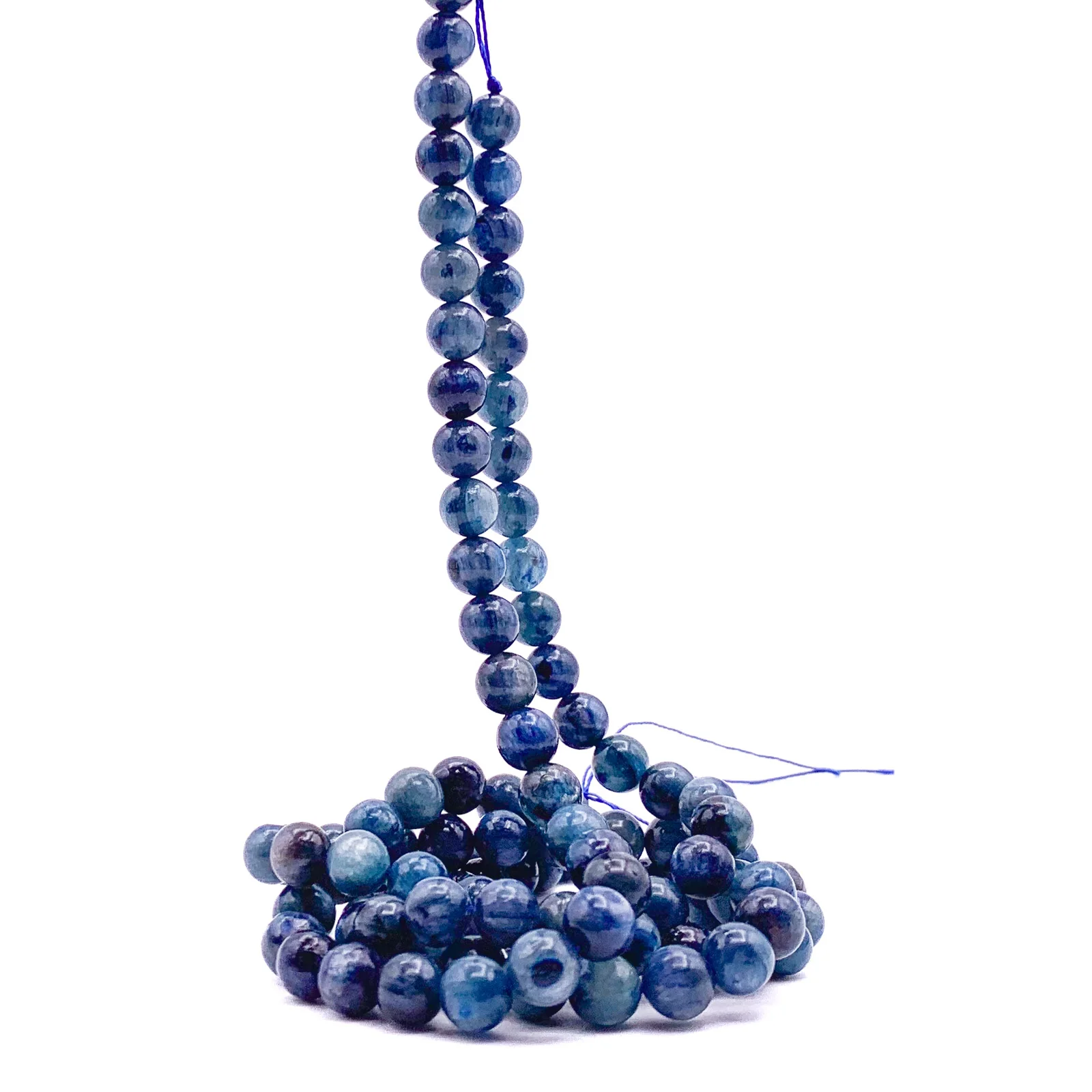 Kyanite 8mm Smooth Rounds Bead Strand - Image 3