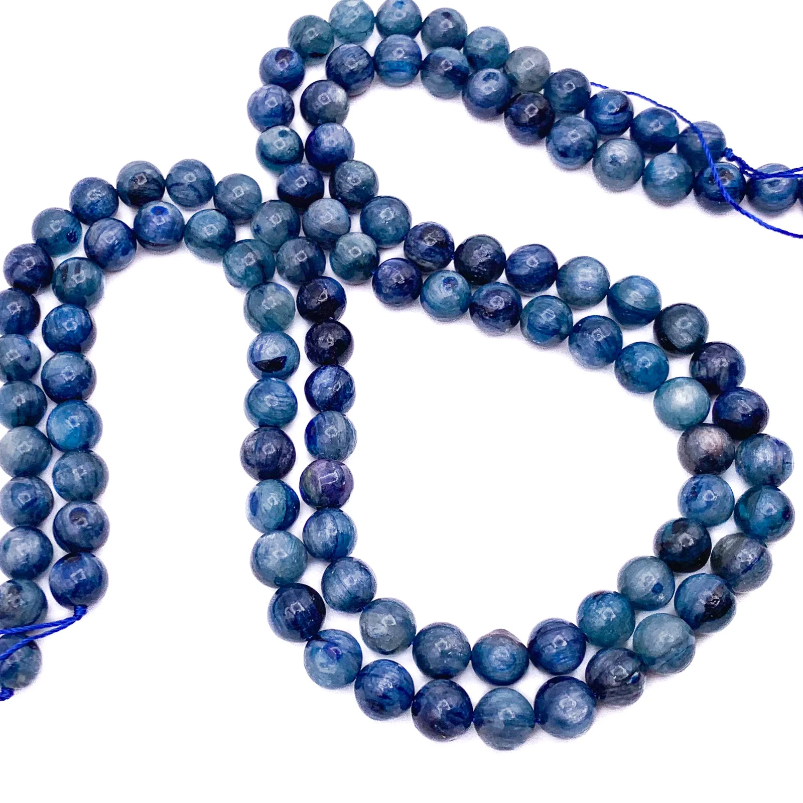 Kyanite 8mm Smooth Rounds Bead Strand - Image 5