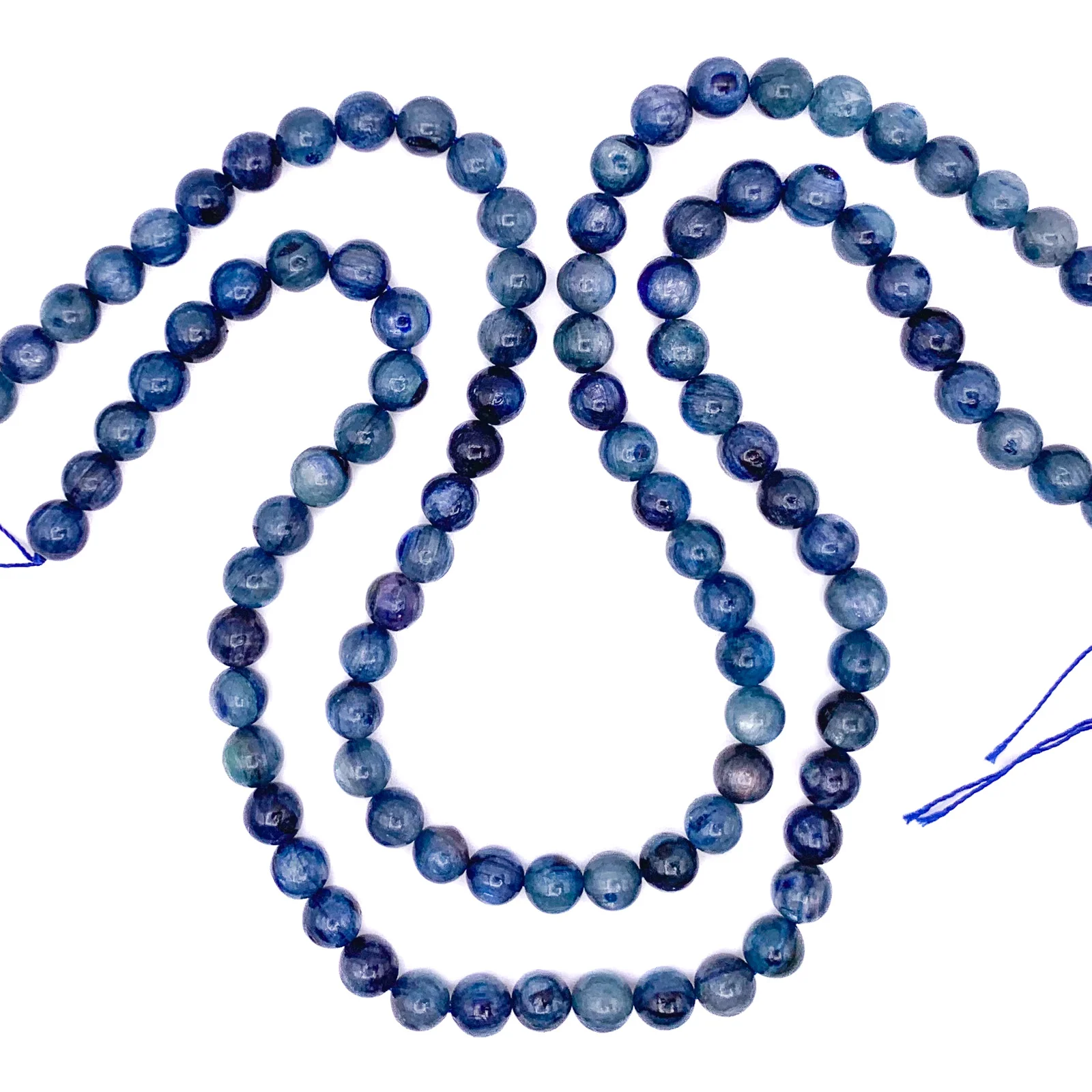 Kyanite 8mm Smooth Rounds Bead Strand - Image 7