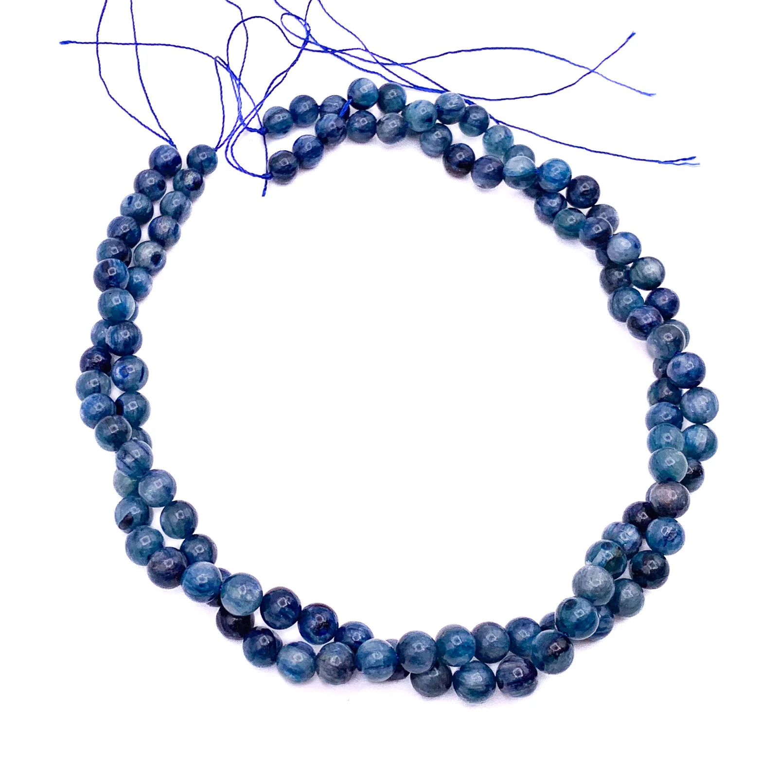 Kyanite 8mm Smooth Rounds Bead Strand - Image 8