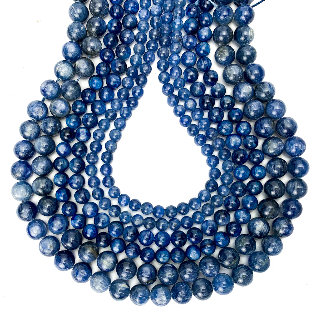 Kyanite Extra-Fine Smooth 6, 8 & 10 Rounds - Image 2
