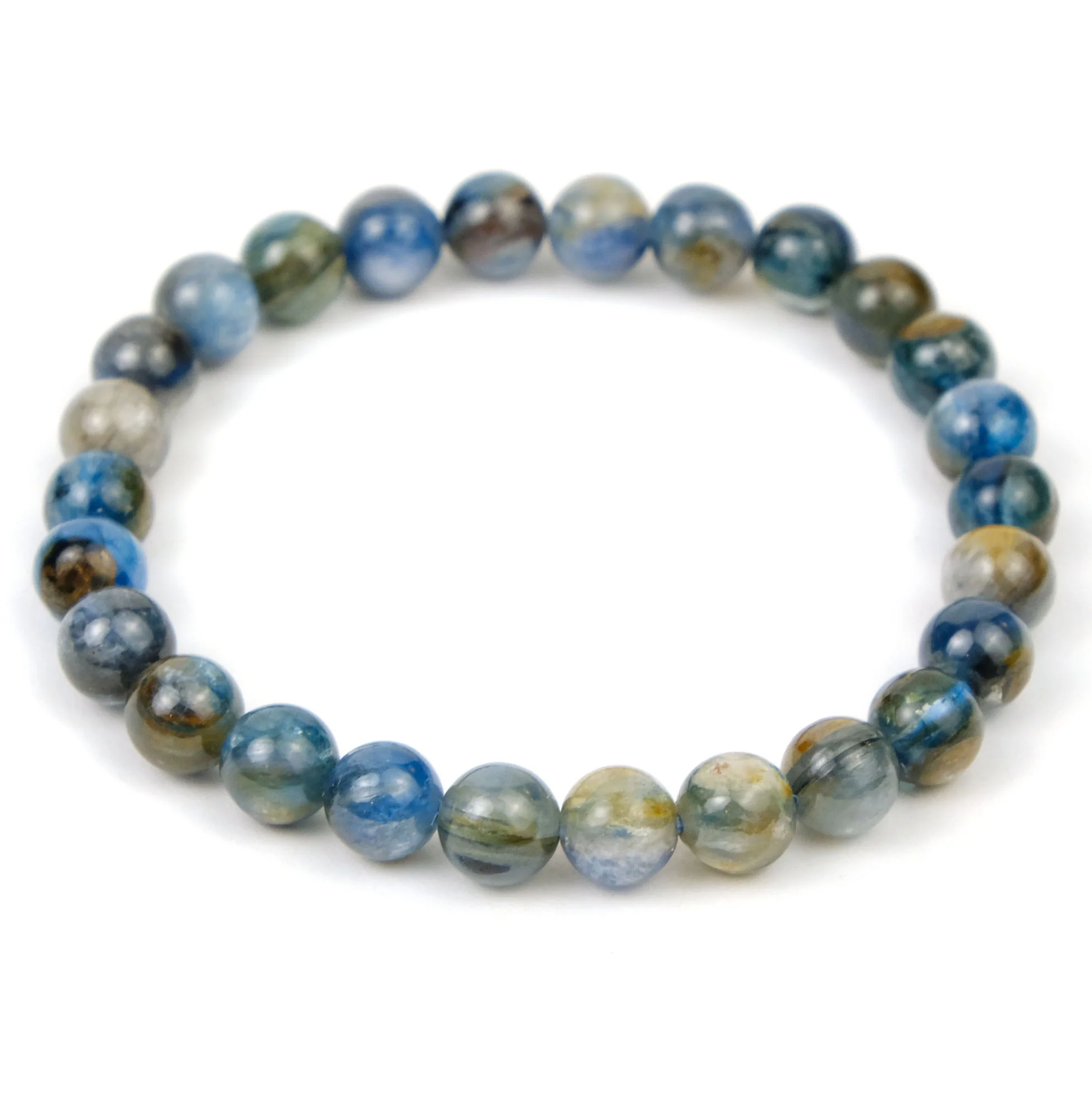 Kyanite Stretch Bracelet 7mm - Image 2