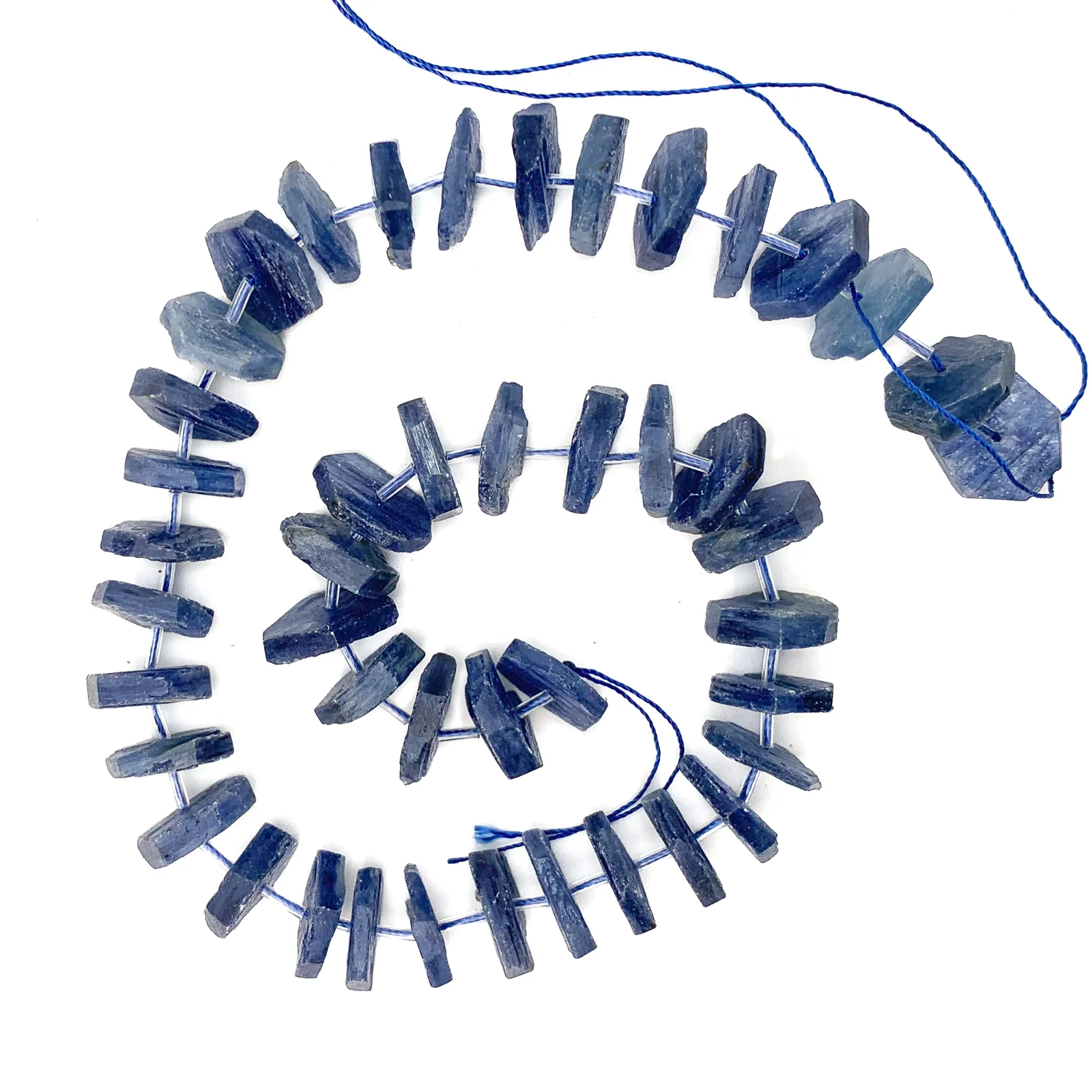 Kyanite XL Hexagon Bead Strand - Image 2