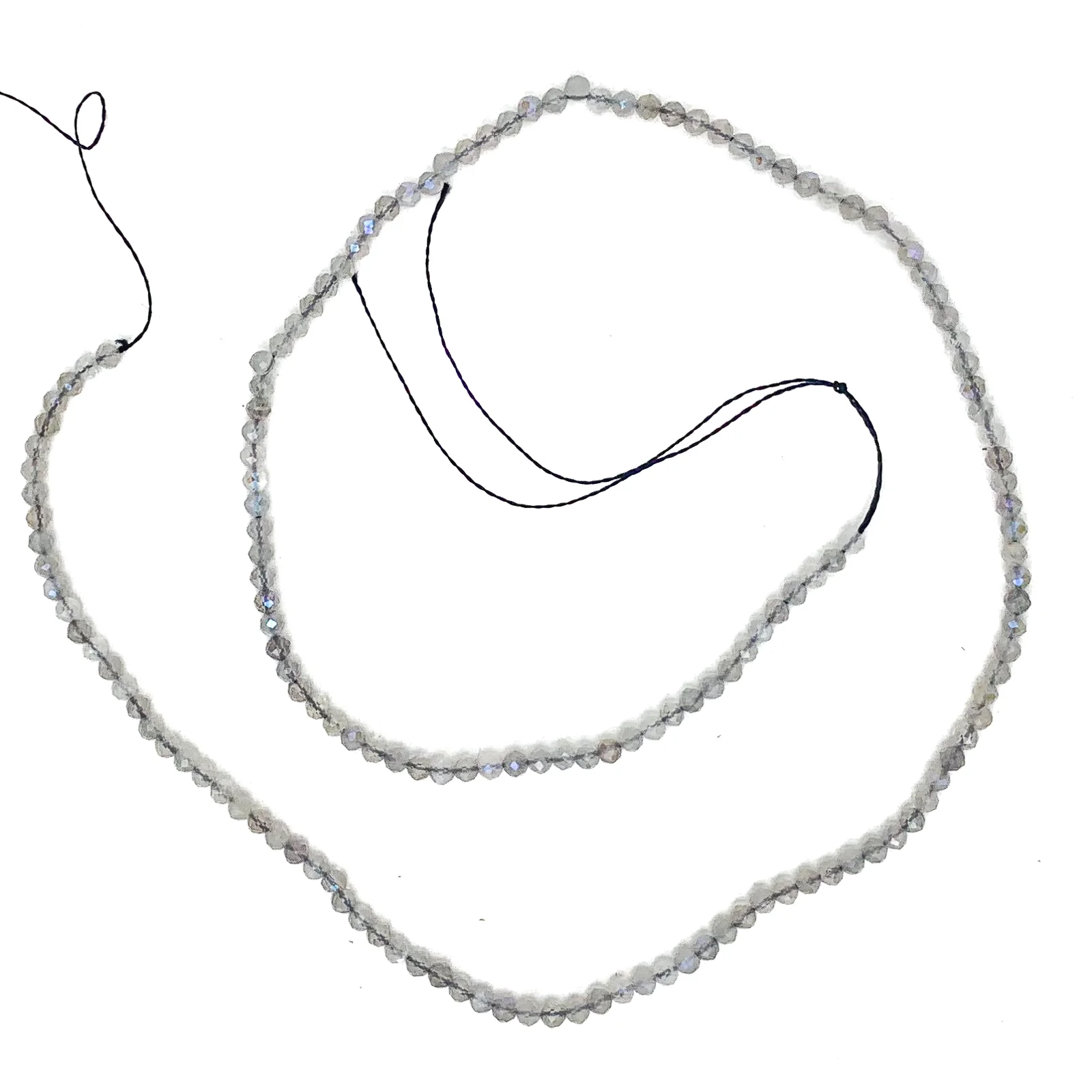 Labradorite 2.5mm Faceted Rounds Bead Strand - Image 2