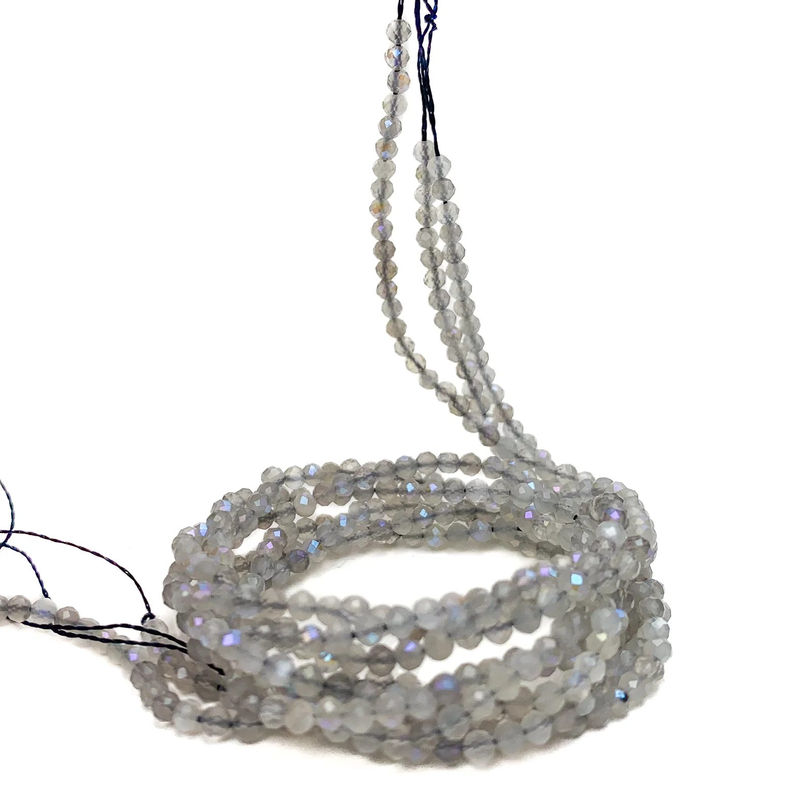 Labradorite 2.5mm Faceted Rounds Bead Strand - Image 3
