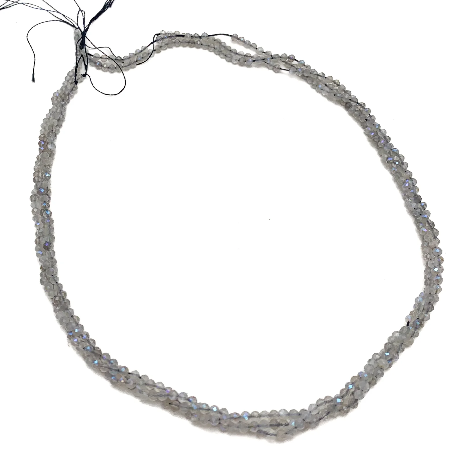 Labradorite 2.5mm Faceted Rounds Bead Strand - Image 4