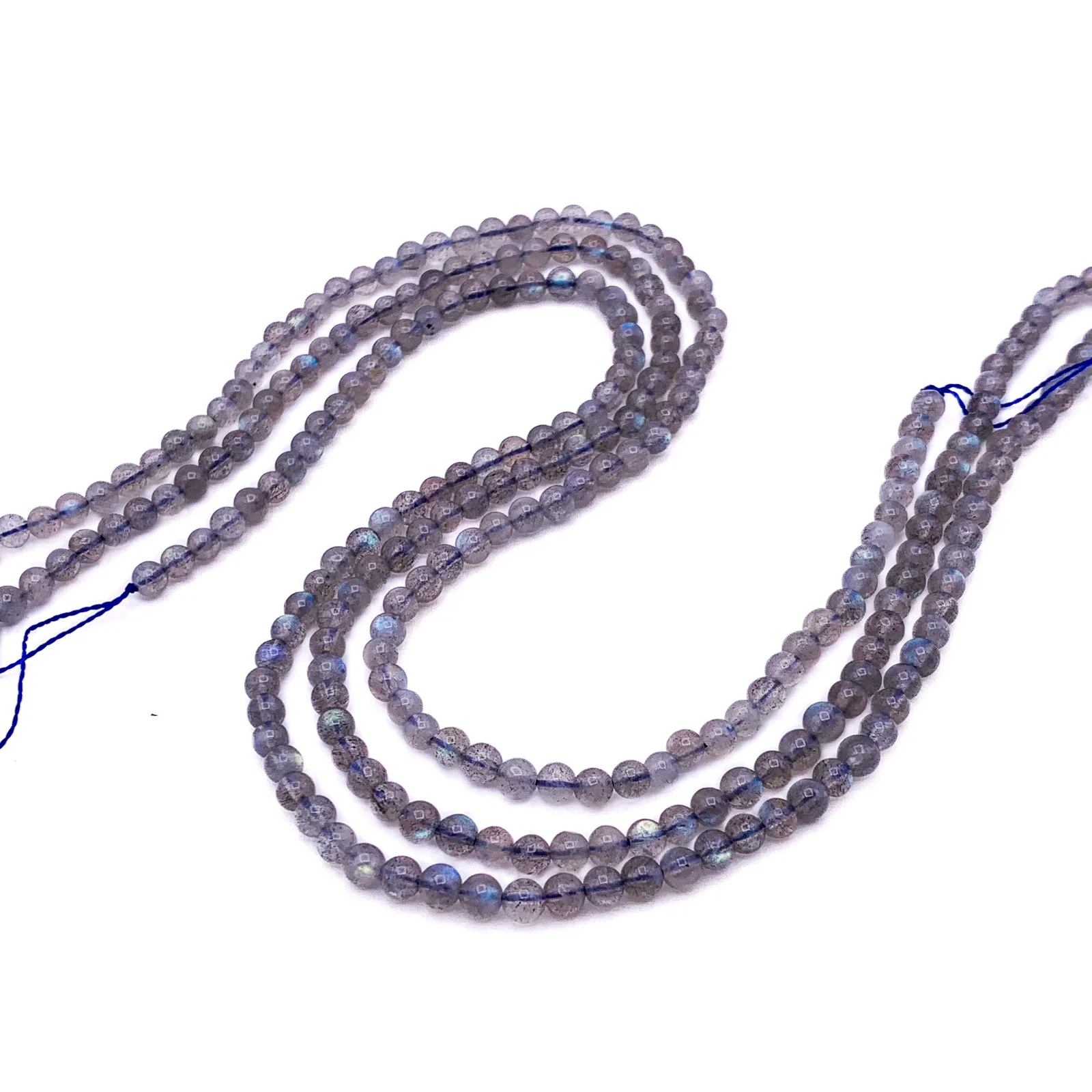 Labradorite 4.6mm Smooth Rounds Bead Strand - Image 4