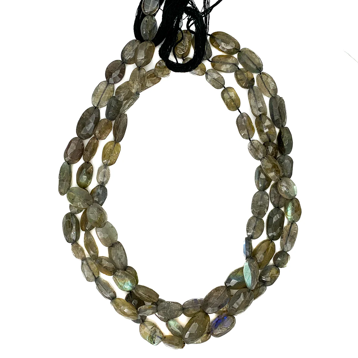 Labradorite Faceted Ovals - Image 4