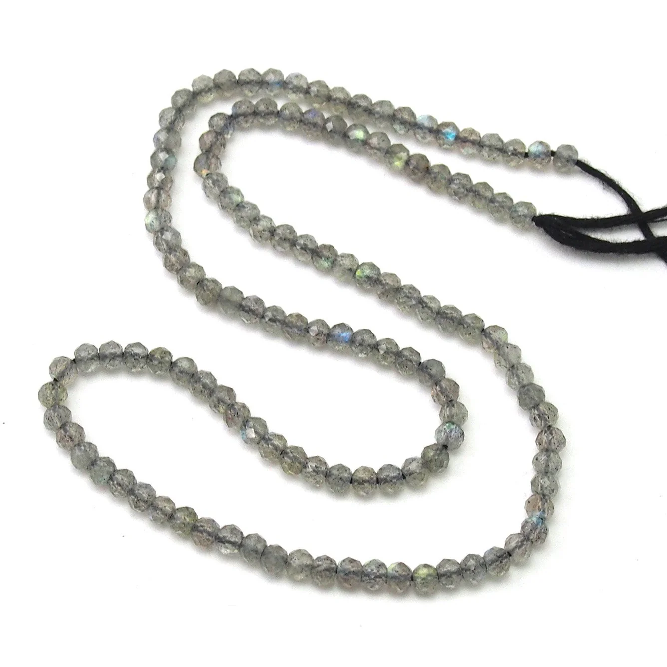 Labradorite Micro Faceted Rounds 3mm - Image 2