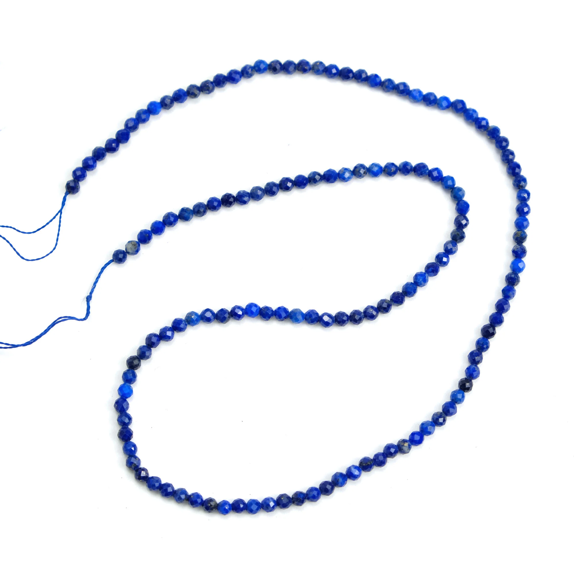 Lapis Lazuli 3mm Faceted Rounds - Image 3