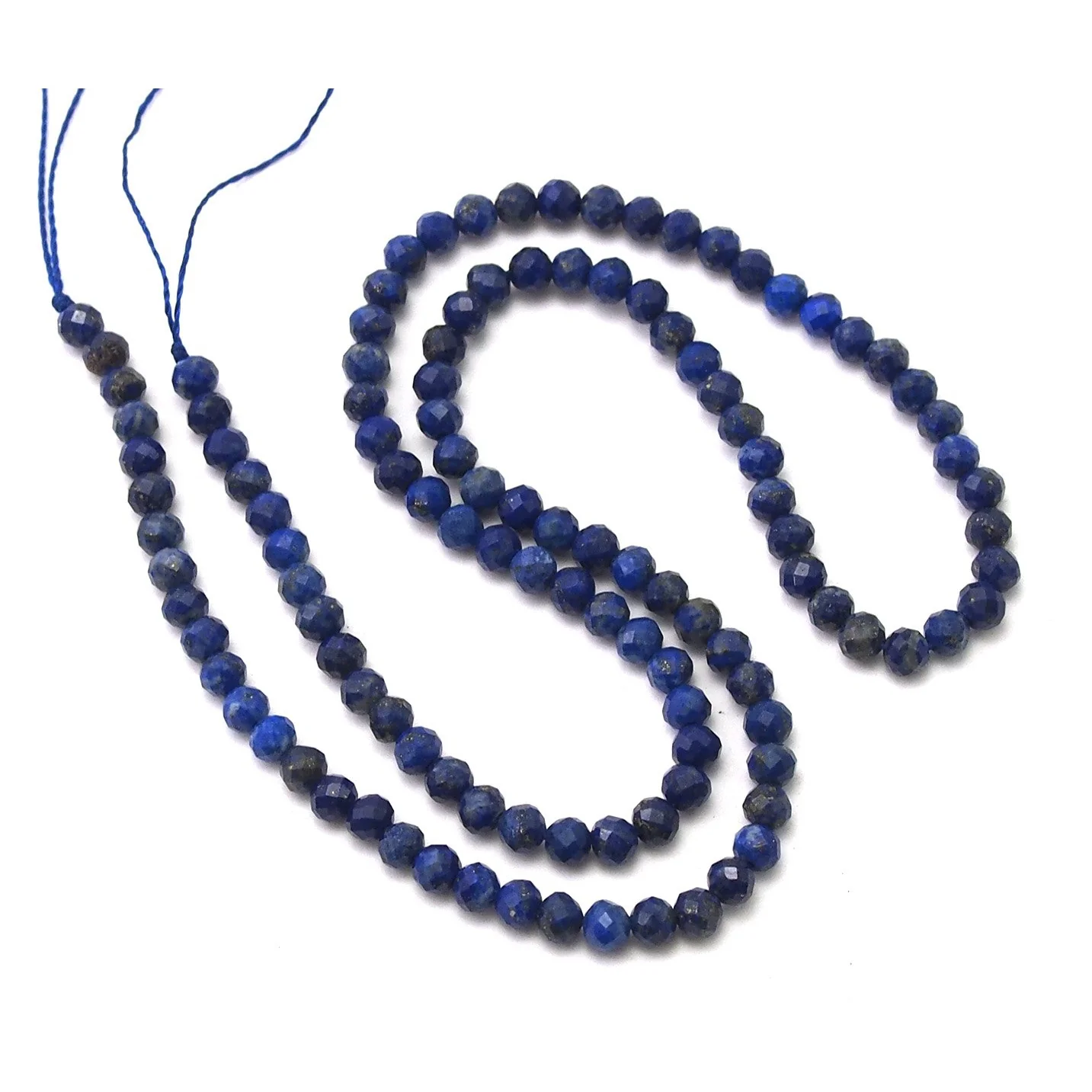 Lapis Lazuli Faceted Rounds 4mm - Image 2