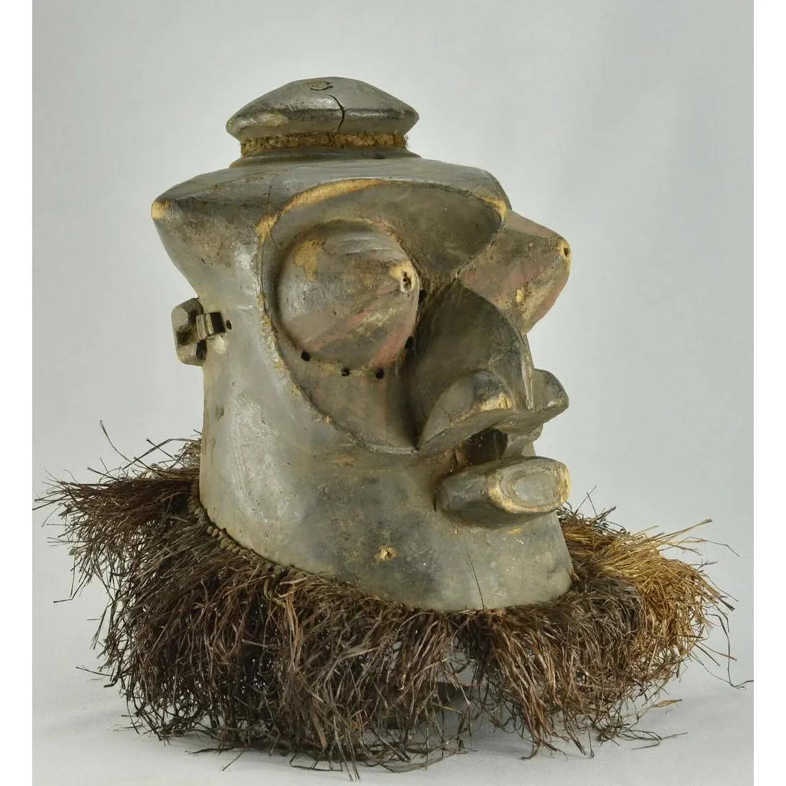 Large Kuba Helmet Mask, Congo - Image 7