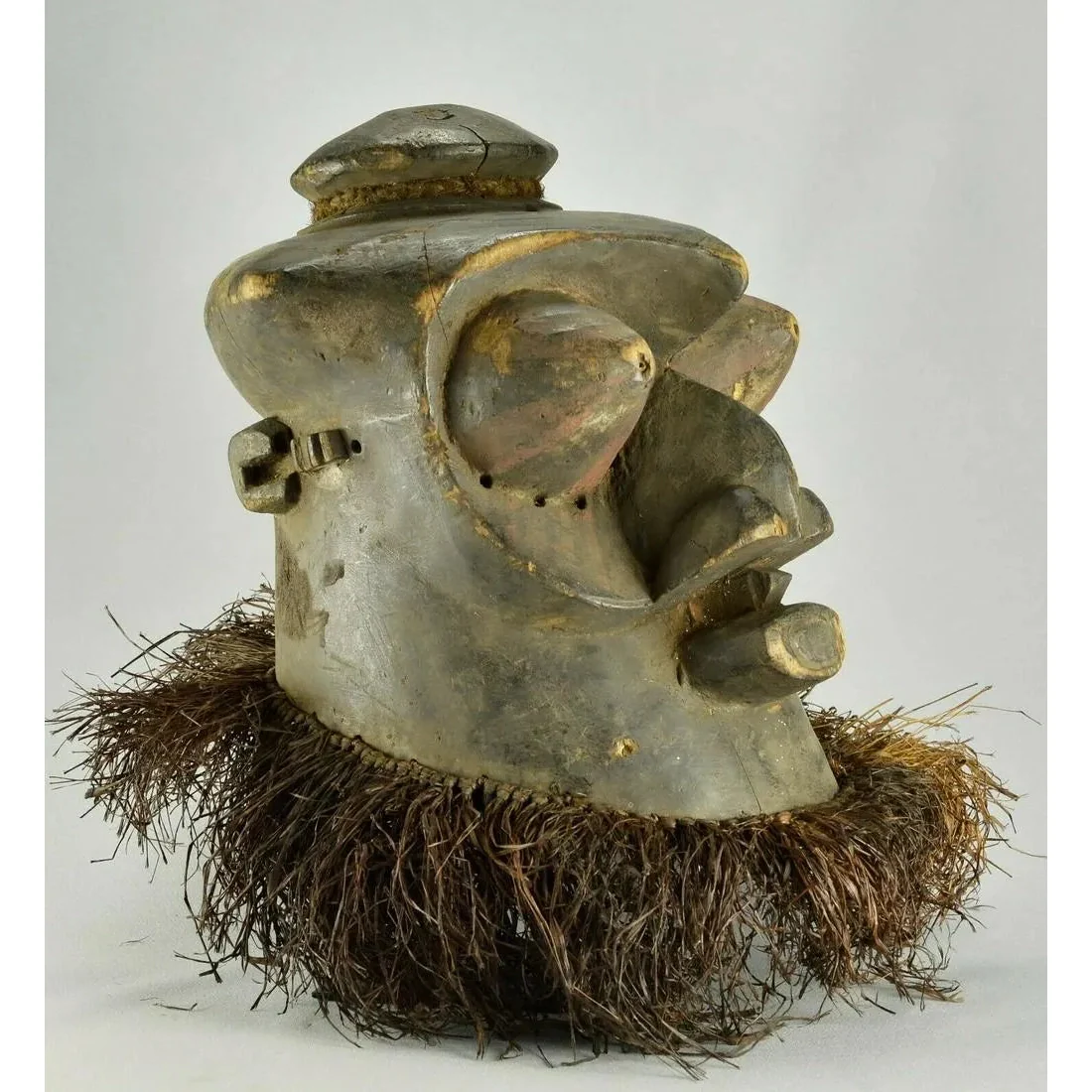 Large Kuba Helmet Mask, Congo - Image 8