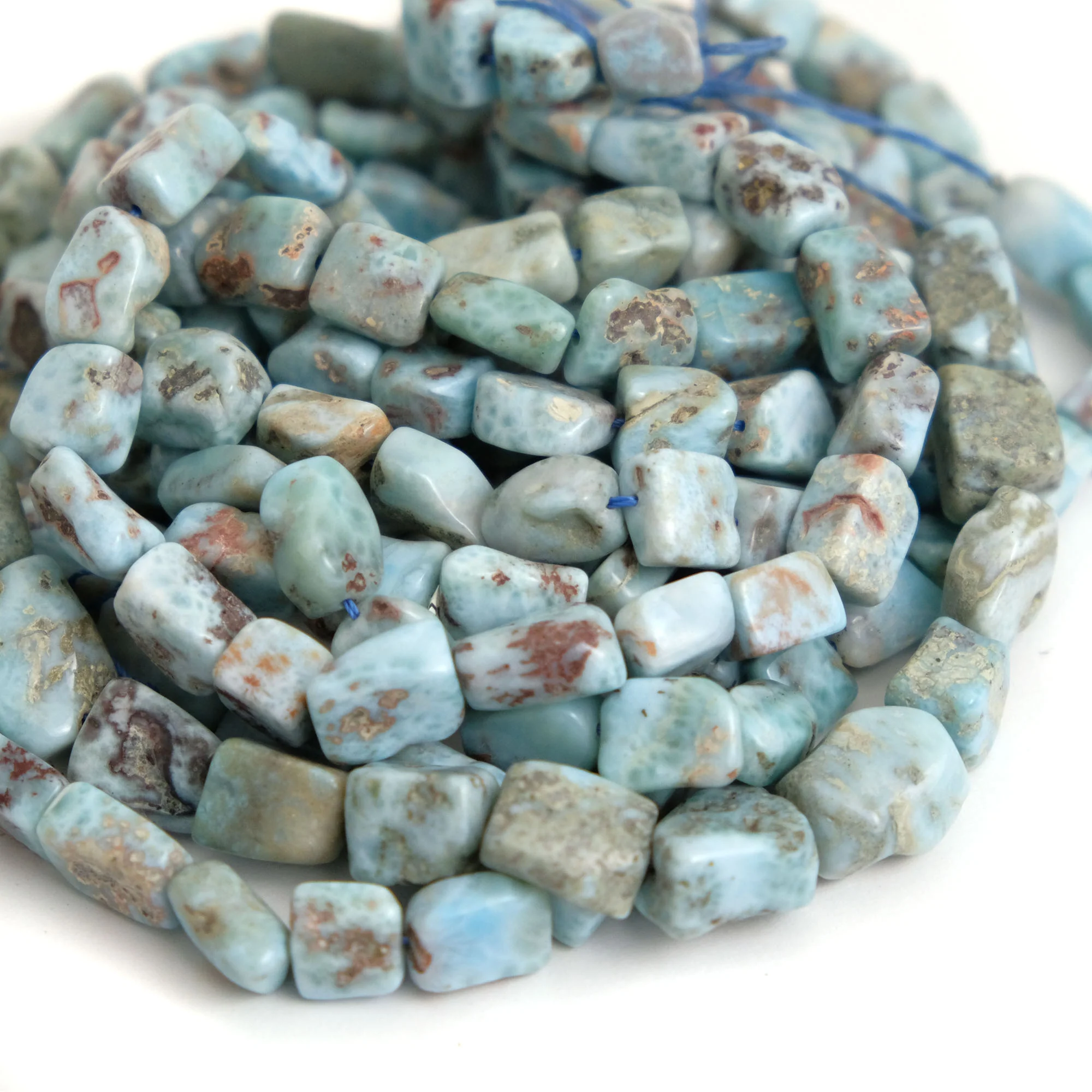 Larimar Rectangular Tumbled Nuggets - Image 3