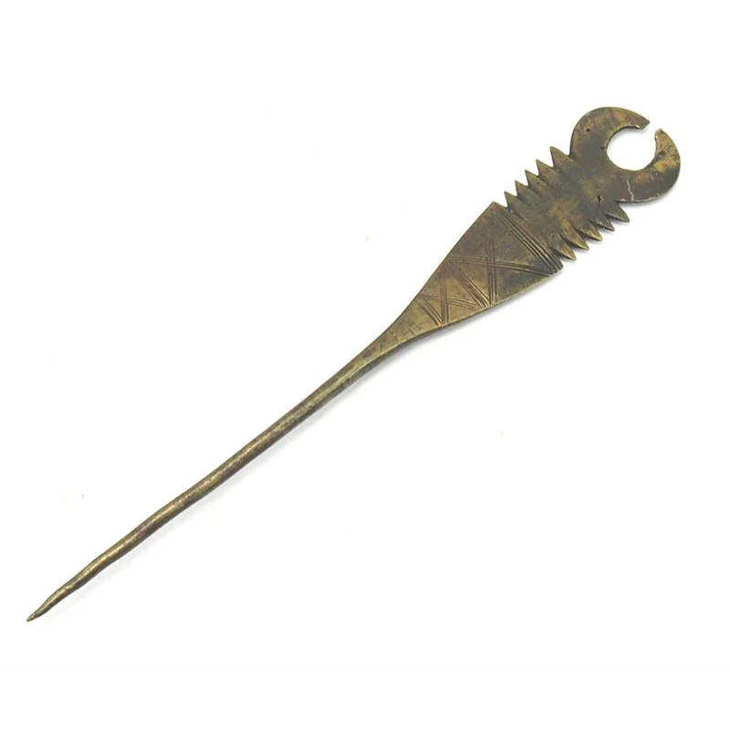 Late 19th Century Tuareg Hair Ornament / Pin #7 - Image 3