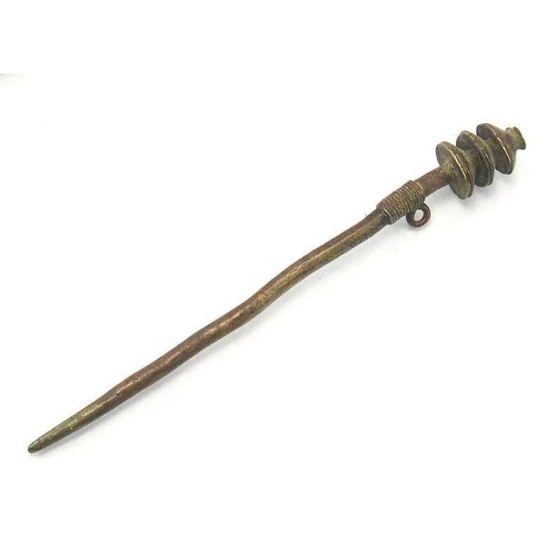 Late 19th Century Tuareg Hair Ornament / Pin #7 - Image 7