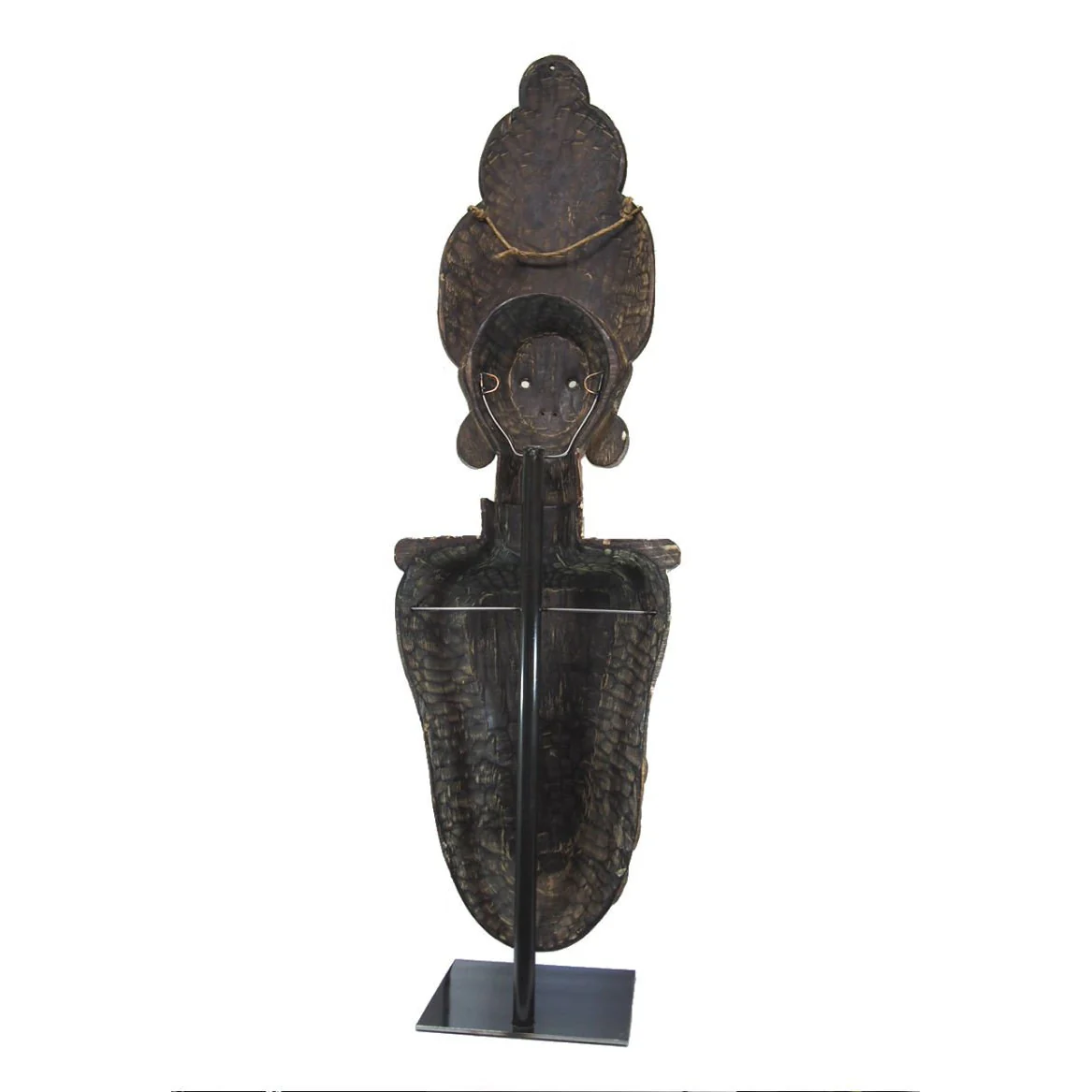 Kali Mask and Body 2 Piece Set for Ceremonial Devotional Dance Late 20th Century - Image 3