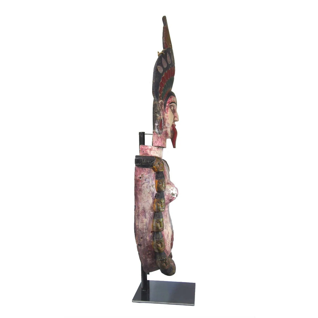 Kali Mask and Body 2 Piece Set for Ceremonial Devotional Dance Late 20th Century - Image 4