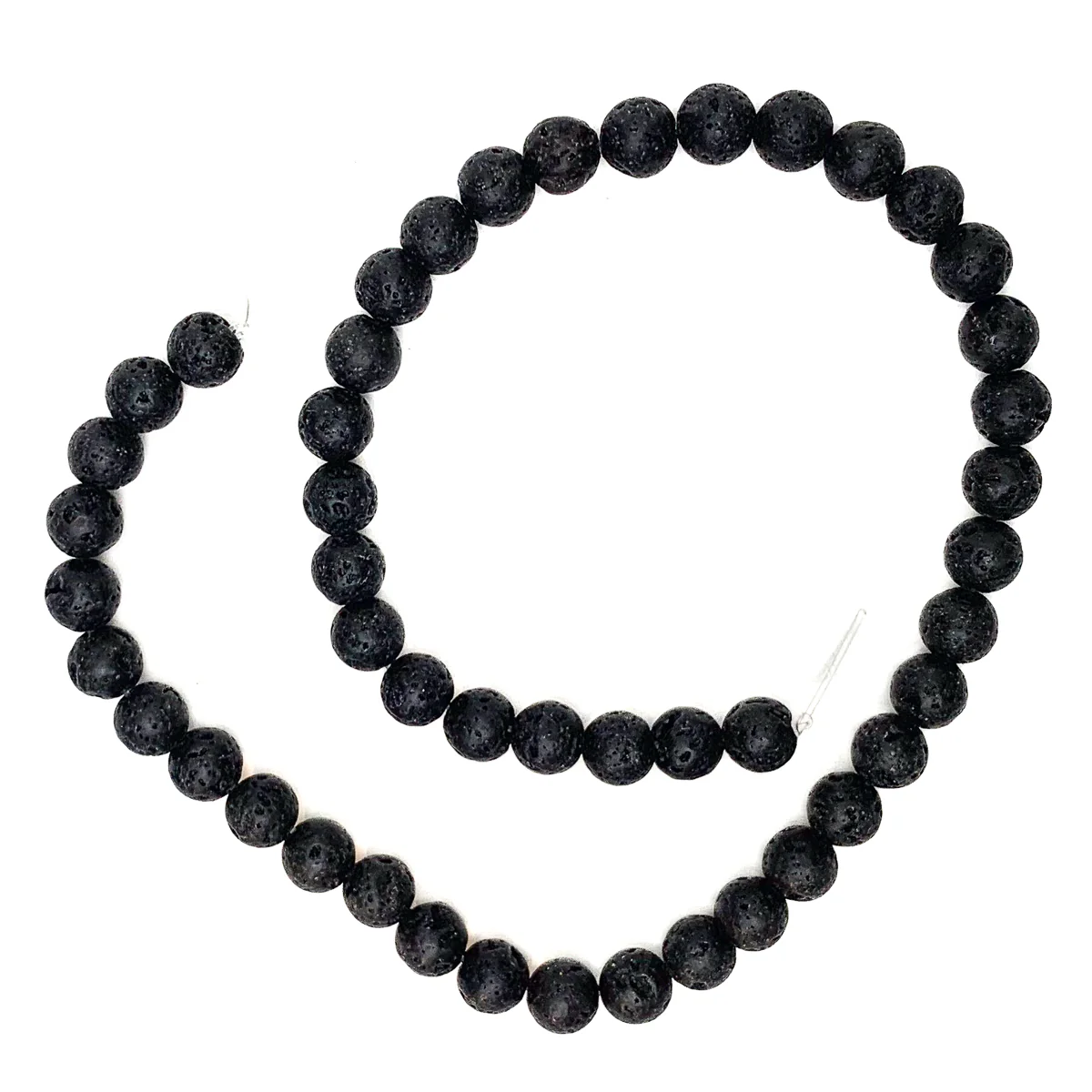 Lavastone 8mm Smooth Rounds Bead Strand - Image 2