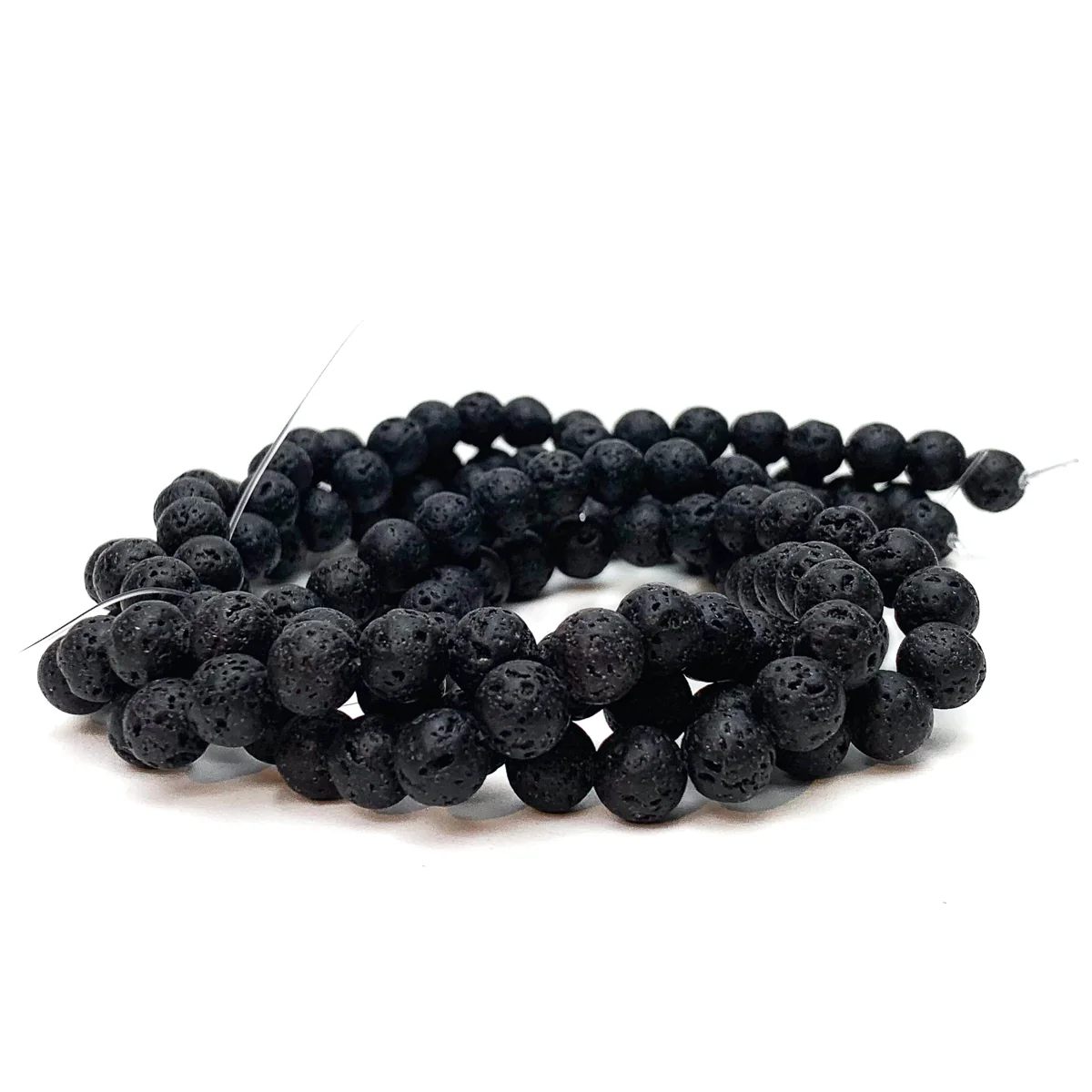 Lavastone 8mm Smooth Rounds Bead Strand - Image 4