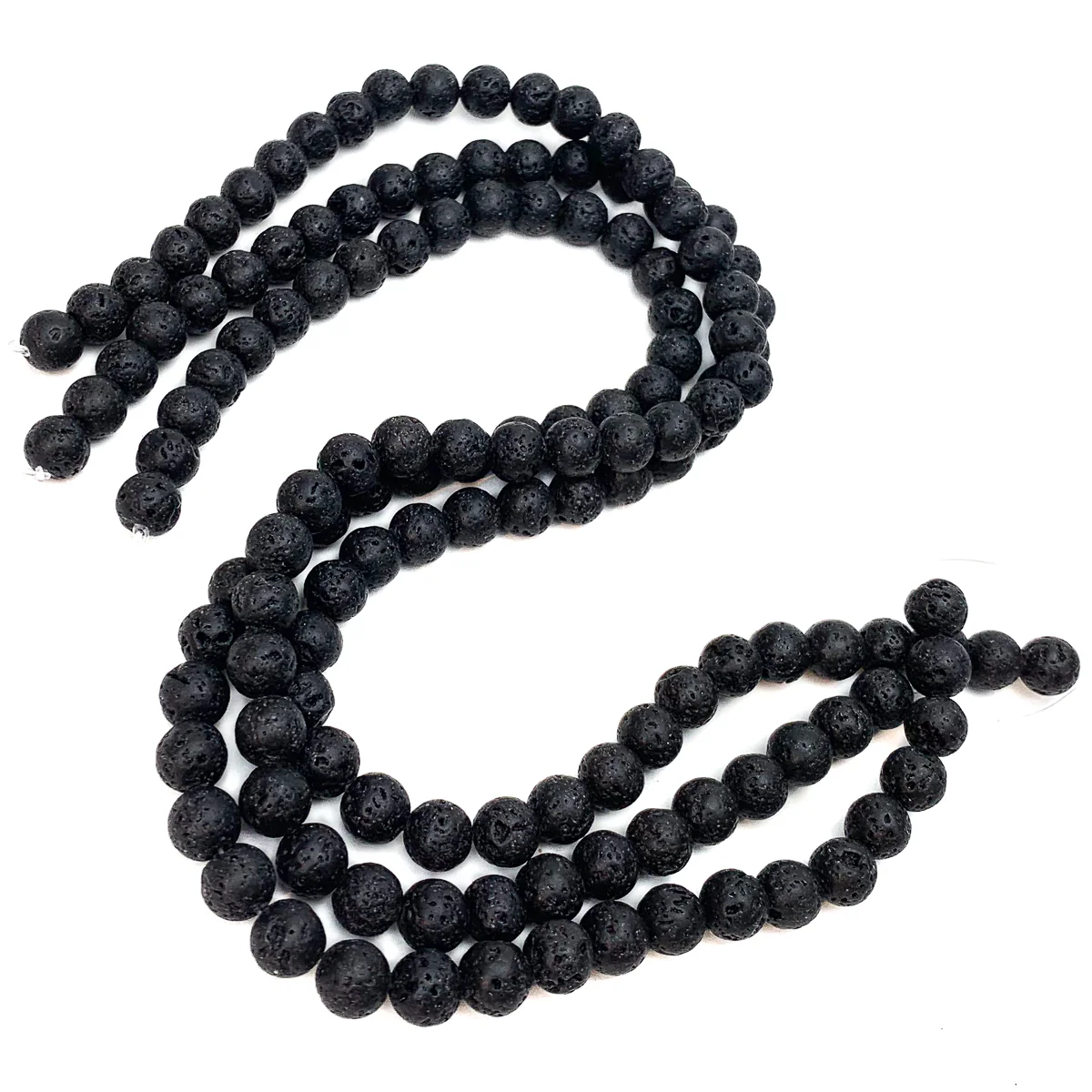 Lavastone 8mm Smooth Rounds Bead Strand - Image 5
