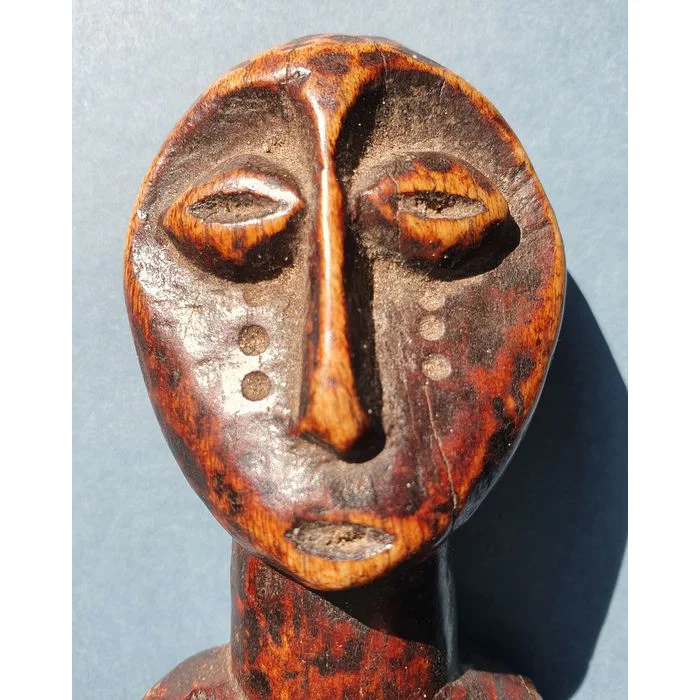 Lega Bwami Initiation Statuette Carved Bone RARE and Fine, Congo #135 PROVENANCE - Image 7