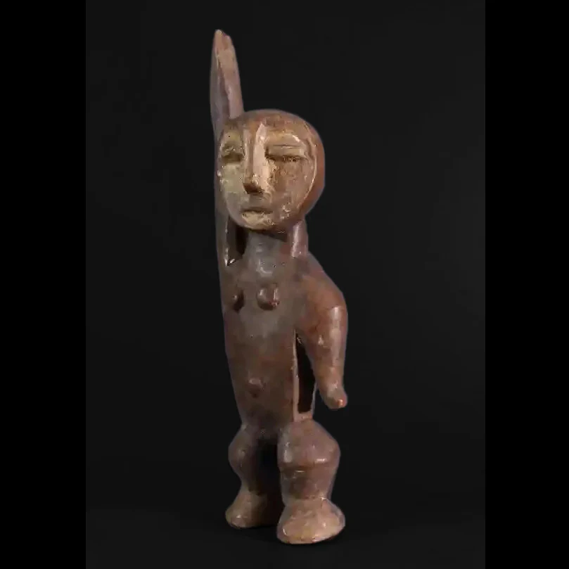 Lega Bwami Society Female Initiation Figure, Congo #27 - Image 3
