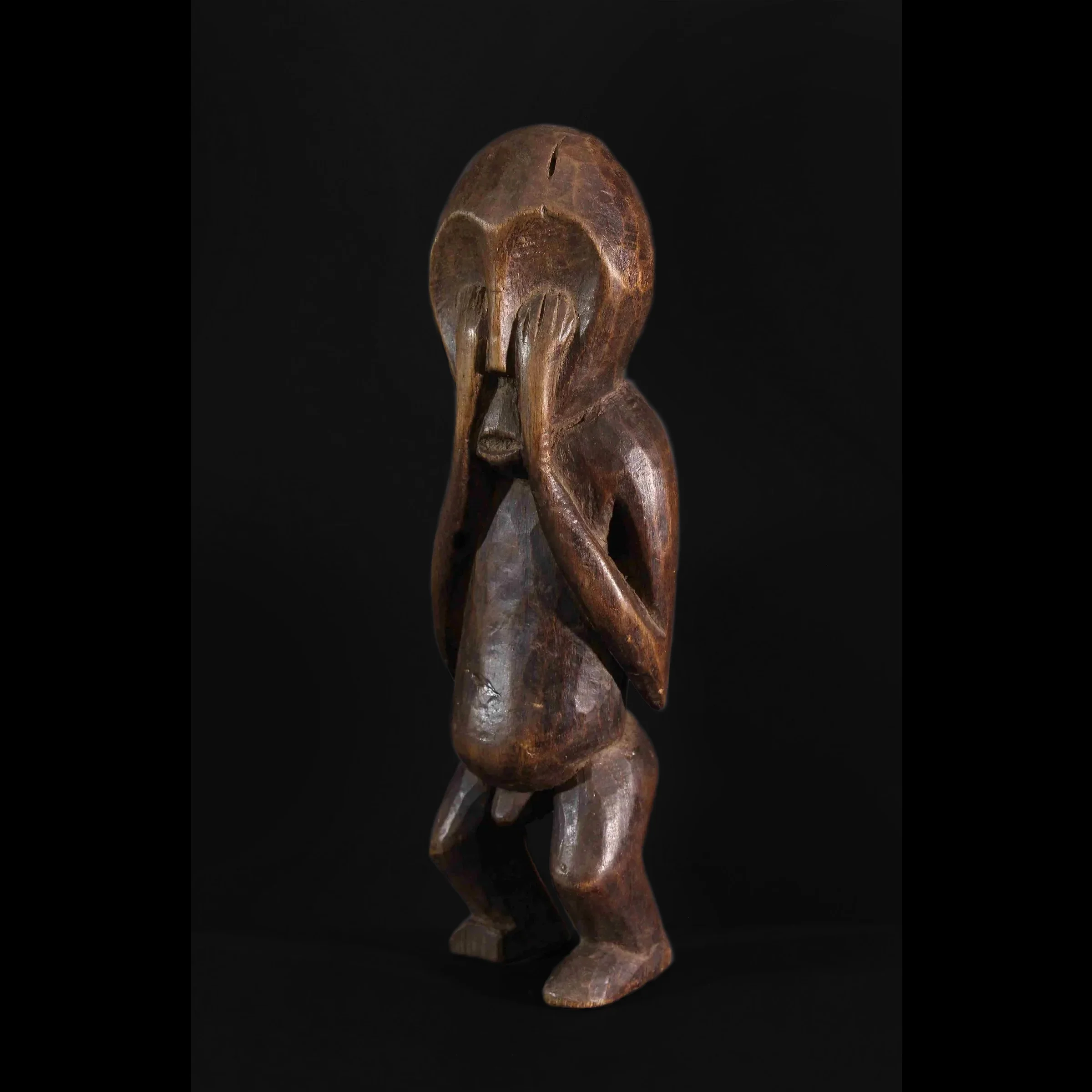 Lega Bwami Wooden Figure, Congo #16 - Image 3