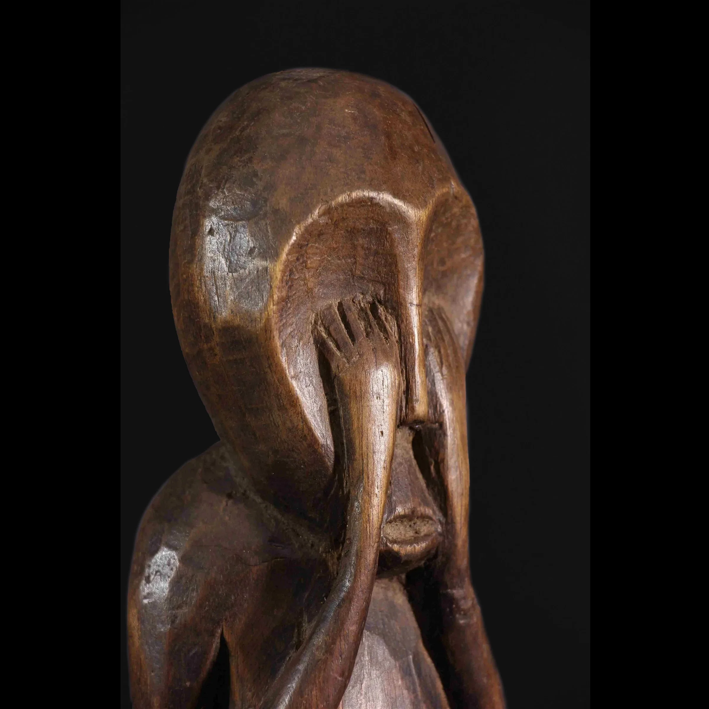 Lega Bwami Wooden Figure, Congo #16 - Image 7