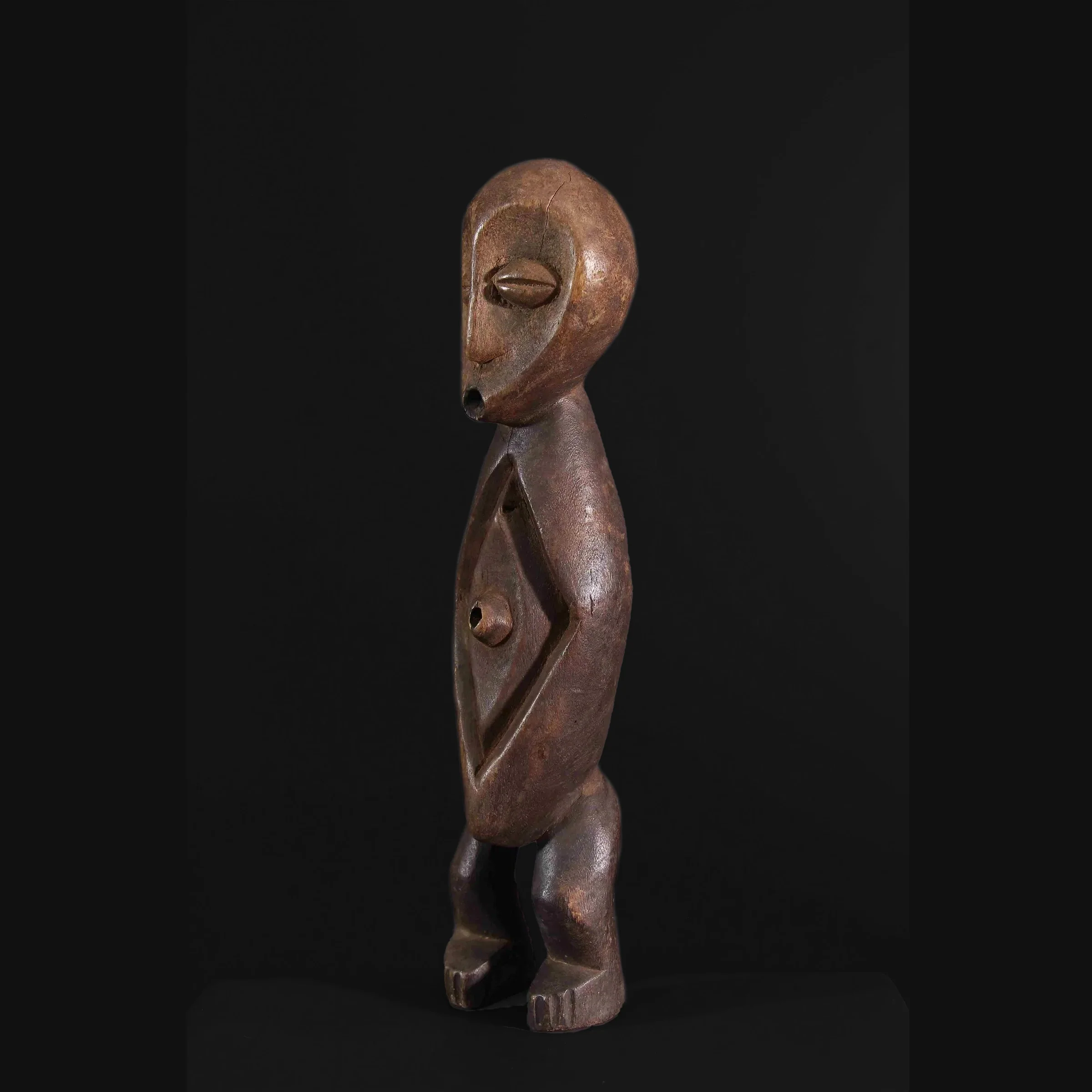 Lega Bwami Wooden Figure, Congo #11 - Image 3