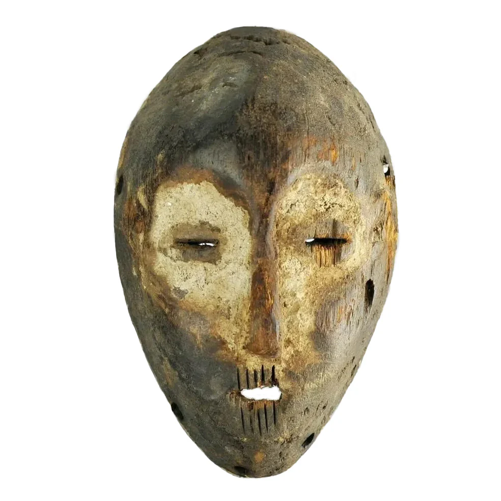 Lega Lukwakongo Bwami Miniature 6" Mask, Democratic Republic of Congo: #65 - Image 2