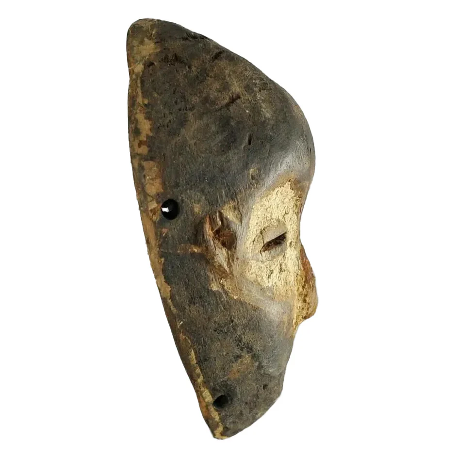 Lega Lukwakongo Bwami Miniature 6" Mask, Democratic Republic of Congo: #65 - Image 5