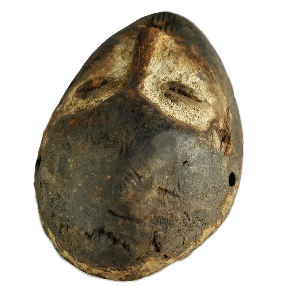 Lega Lukwakongo Bwami Miniature 6" Mask, Democratic Republic of Congo: #65 - Image 6